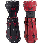 2PC Viking Samurai Leather Armor Gauntlets (2 Colors)