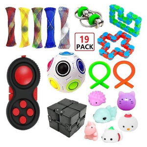 Best Fidget Toy Variety Mega Party Packs Push Bubble Pop Stress Reliver (80 Designs)