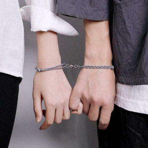 2 Pcs Attract Lover Magnets Couple Bracelets Charm Set (32 Designs)