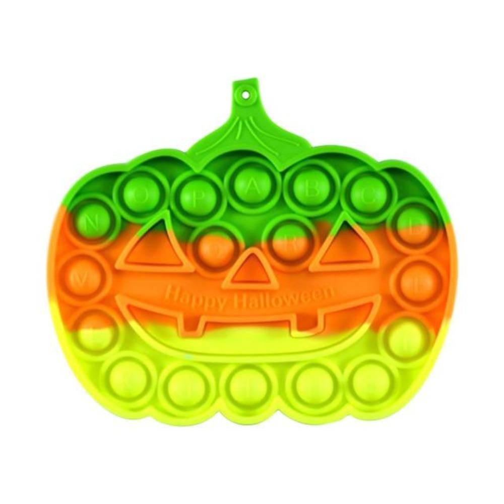 Limited Edition Halloween Push Bubble Pop Fidget Sensory Toy Stress Reliver (13 Designs) Pumpkin Skull