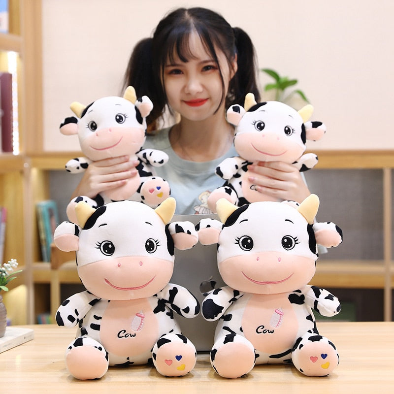 Baby Cow Calf Pillow Plush Stuffed Animal (2 Sizes)