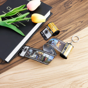 Custom Personalized Film Photos Keychain (With or W/o Box)
