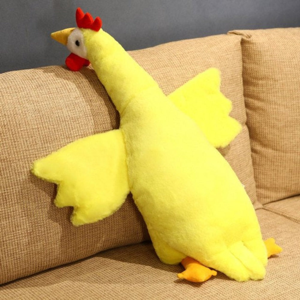 Cute Kawaii Chiken Duck Goose Red Panda Cat Bear Squirrel Pillow Plush 3D Stuffed Animal Toys for kids Best Gift Shoppers
