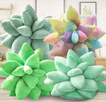 Succulent Cactus Plant Pillow Plush 3D Stuffed Animal (4 Colors) 25 or 45cm