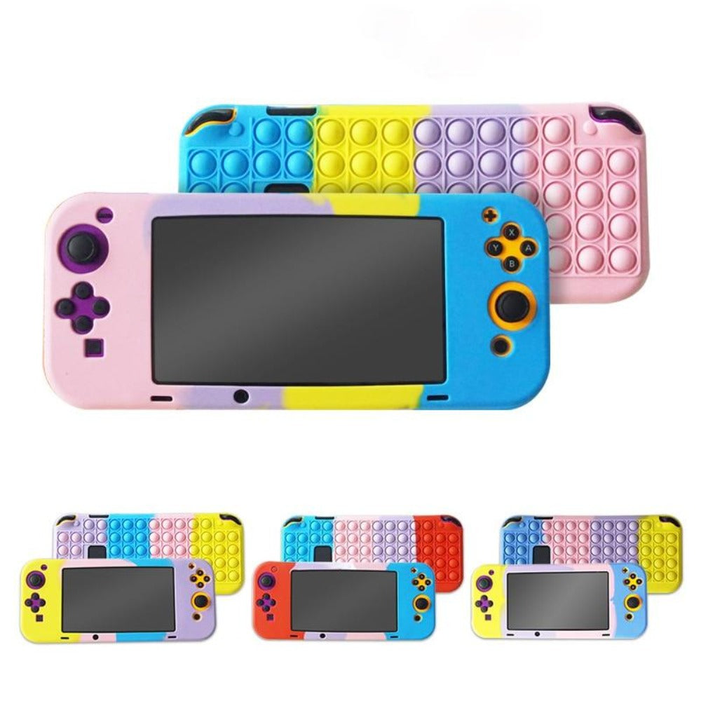 Push Bubble Switch Compatible Case Fidget Toy Stress Reliever (5 Styles)