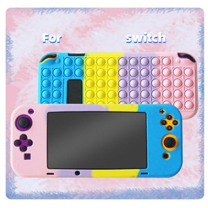 Push Bubble Switch Compatible Case Fidget Toy Stress Reliever (5 Styles)