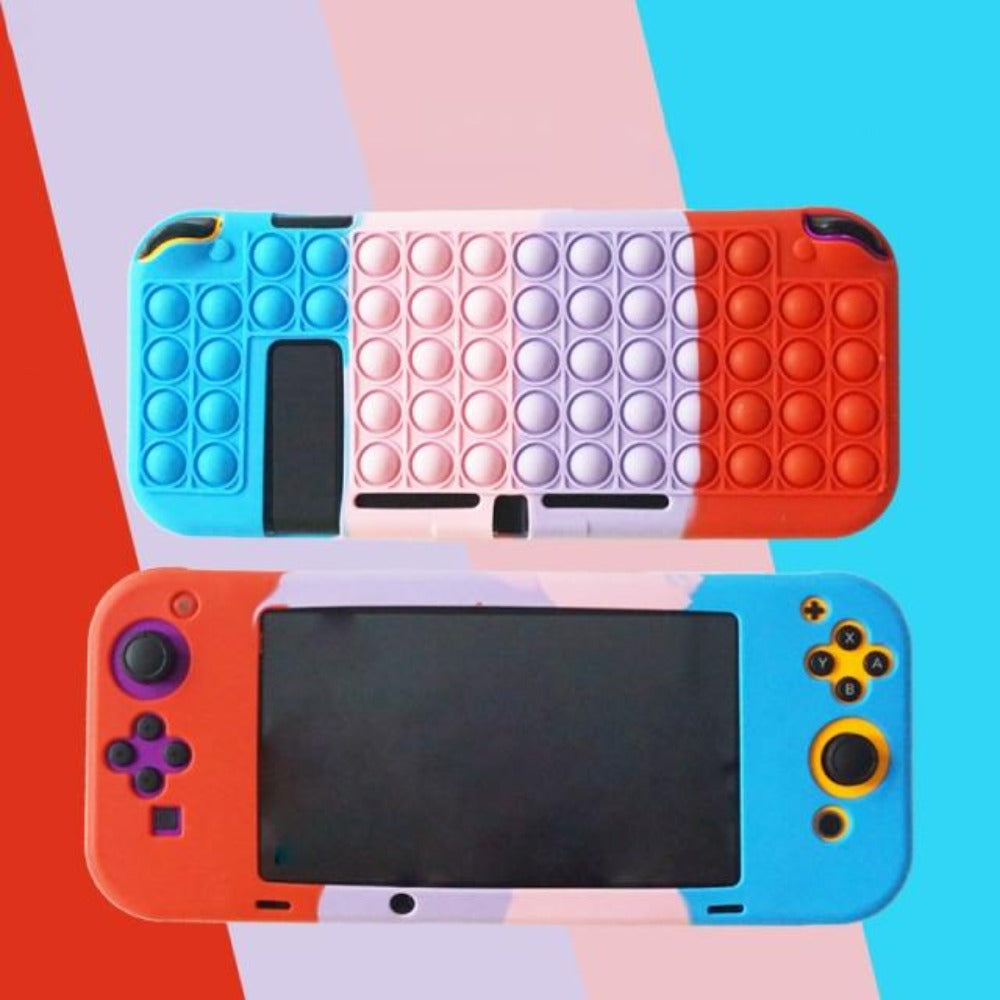 Push Bubble Switch Compatible Case Fidget Toy Stress Reliever (5 Styles)