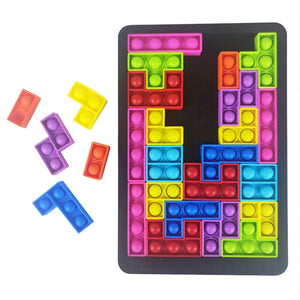 Puzzle Push Bubble Pop it Fidget Toy Stress Reliver
