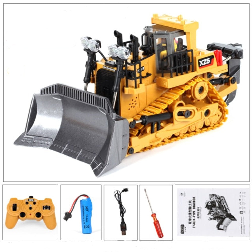 Bulldozer Remote Control Tractors (2 Styles) w/Re-Chargeable Battery