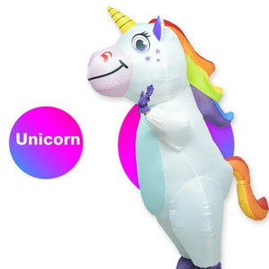 Inflatable 3D Unicorn Costume (Adult Size Only)