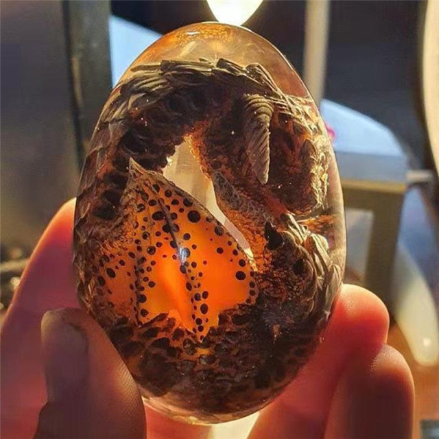 Sleeping Pet Dragon Crystal Egg (4 Designs)