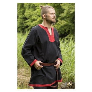Viking Renaissance Pirate Long Sleeve Shirt (5 Colors) S - 5XL