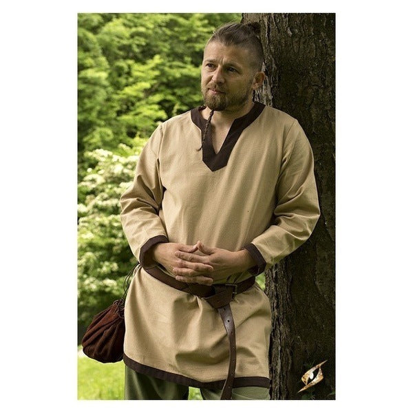 Viking Renaissance Pirate Long Sleeve Shirt (5 Colors) S - 5XL
