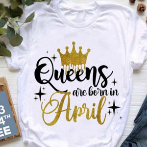 Birthday Queens T-Shirt (12 Designs) S-2XL