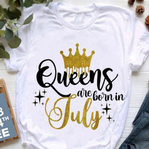Birthday Queens T-Shirt (12 Designs) S-2XL