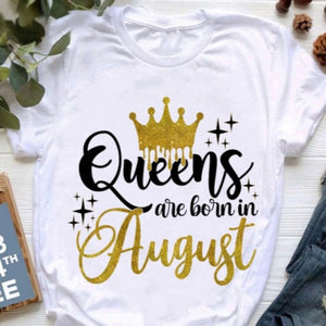 Birthday Queens T-Shirt (12 Designs) S-2XL