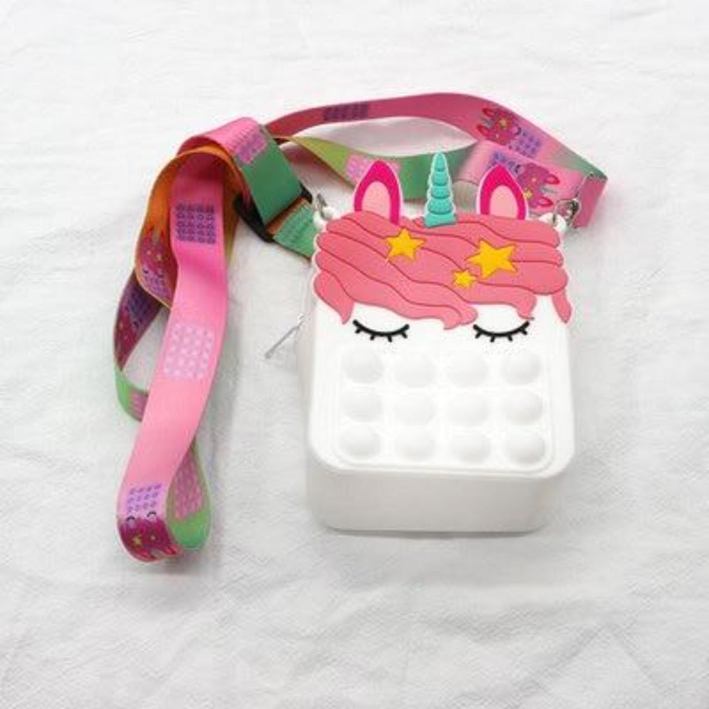 Push Bubble Purses Fidget Toy Bag Stress Reliver (15 Designs)