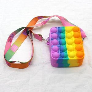 Push Bubble Purses Fidget Toy Bag Stress Reliver (15 Designs)