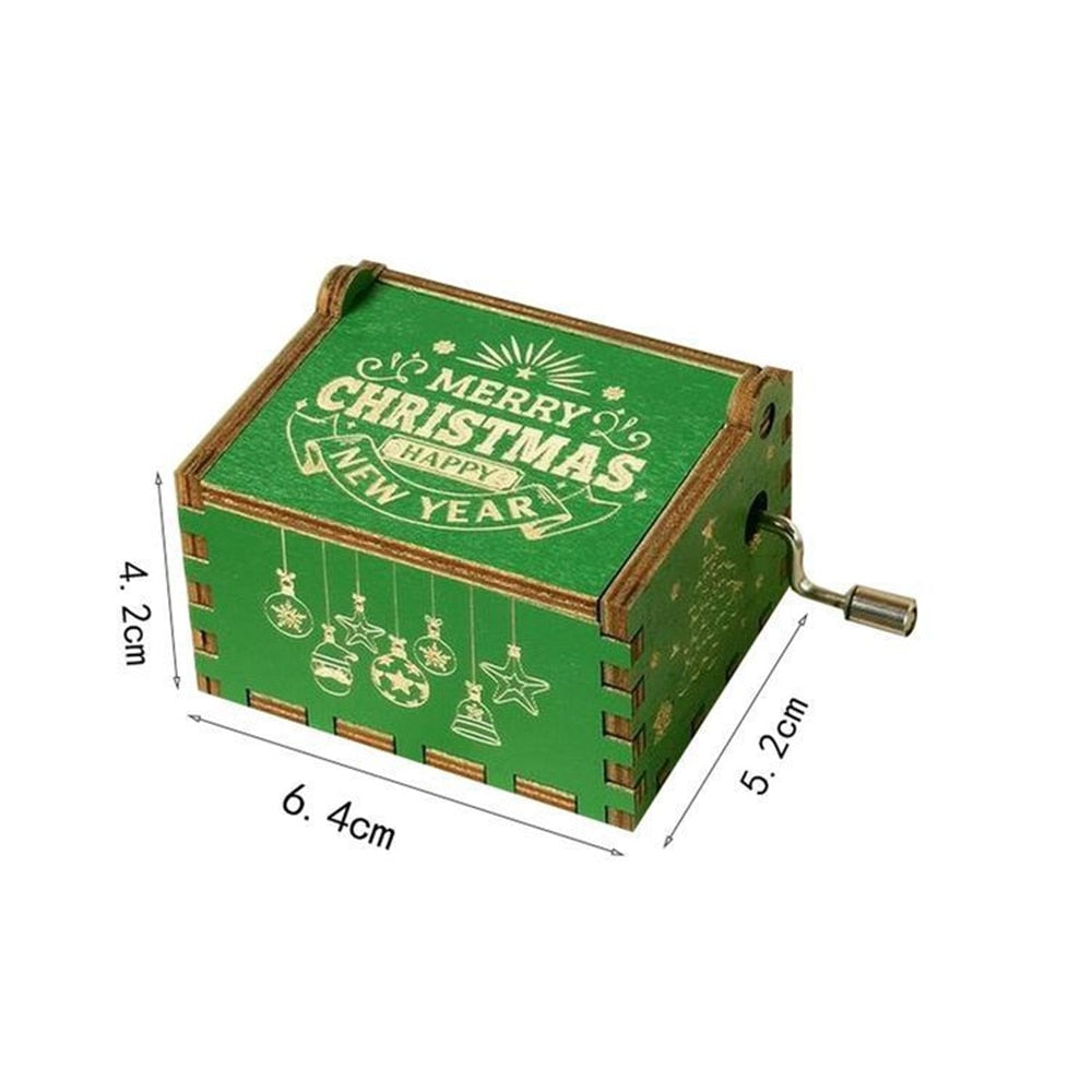 Limited Edition Merry Christmas - Engraved Music Boxes 17 Designs