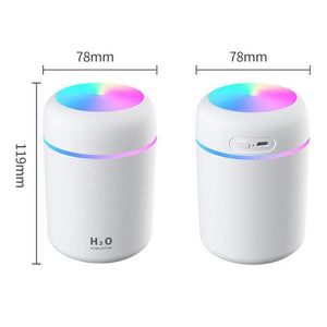 Portable Oil Diffuser Humidifier LED Color Changing (3 Colors) USB Powered