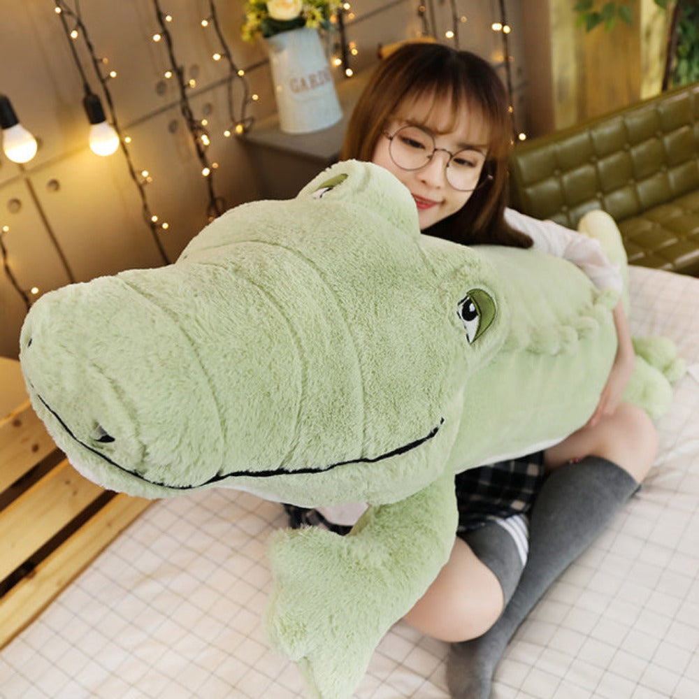 Big Size Crocodile Pillow Plush Alligator Stuffed Animal Toy Kids Gift Best Gift Shoppers