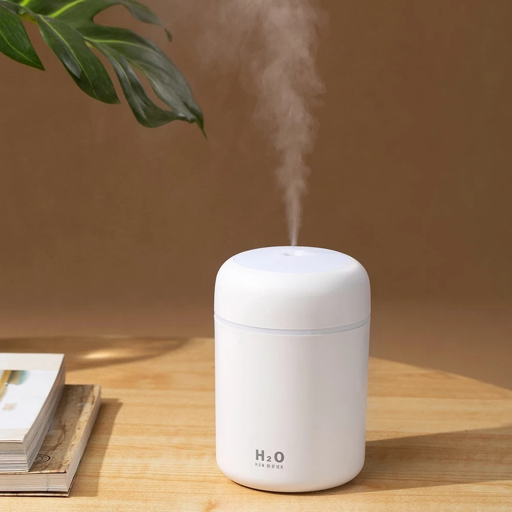 Portable Oil Diffuser Humidifier LED Color Changing (3 Colors) USB Powered