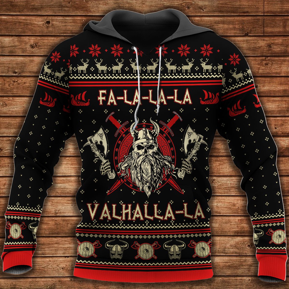 Viking Hooded Christmas Sweater (3 Styles) S-7XL