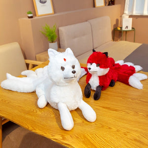 Nine Tails Fox Pillow Plush 3D Stuffed Animal (2 Colors) 56CM-62CM