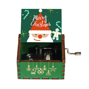 Limited Edition Merry Christmas - Engraved Music Boxes 17 Designs