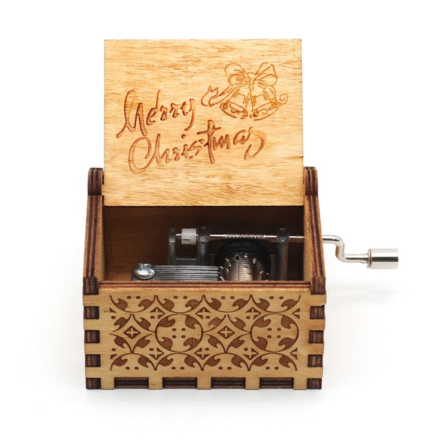 Limited Edition Merry Christmas - Engraved Music Boxes 17 Designs