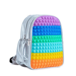 Push Bubble Back Pack Bag Pop Fidget Sensory Toy Stress Reliver (13 Designs) 16 Inch