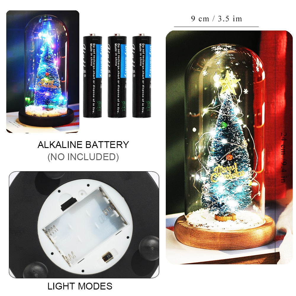 Enchanted Christmas Tree LED Glass Display (5 Designs) Limited Edition