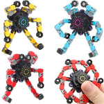 Transforming Robot Finger Fidget Spinner Gyro (3 Pack)
