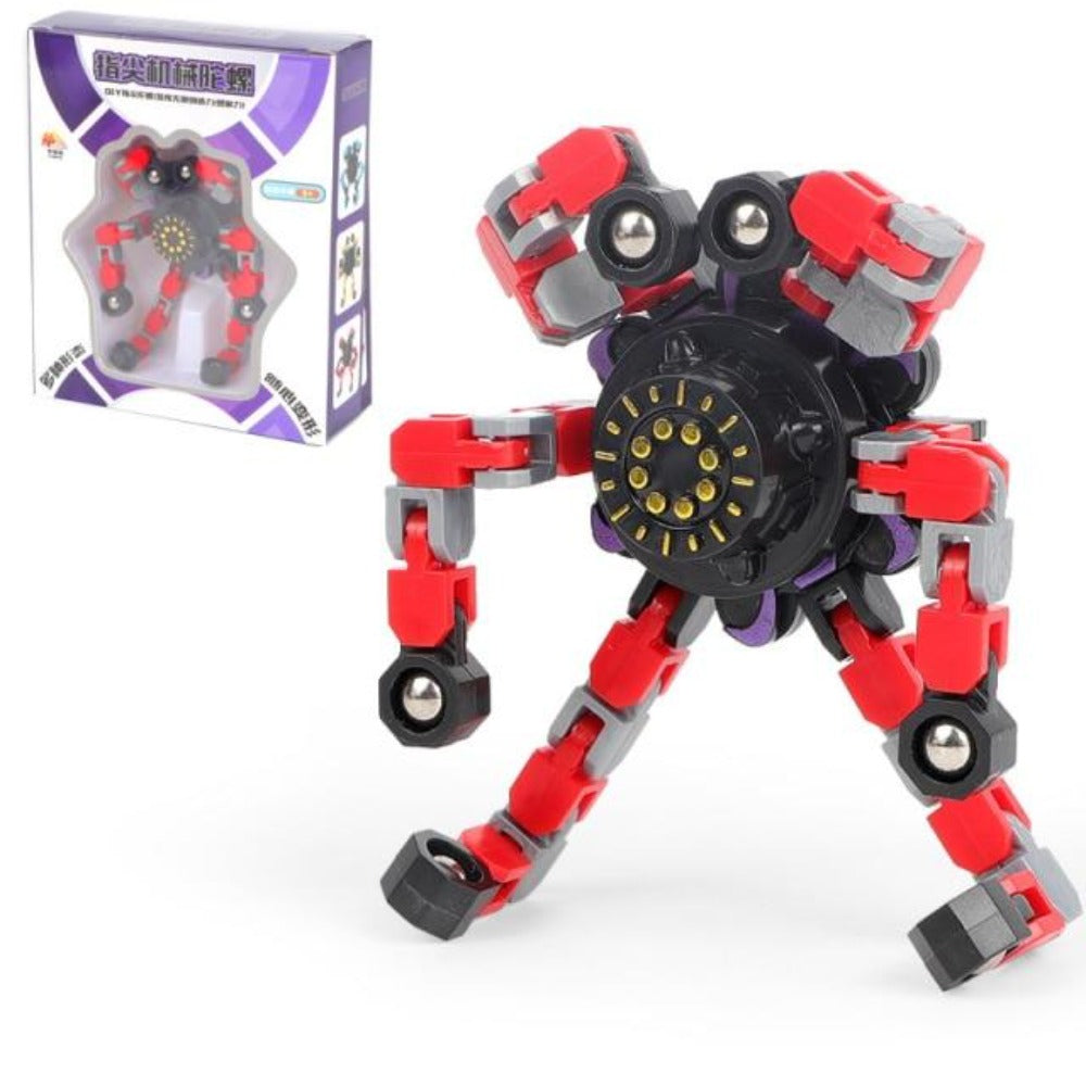 Transforming Robot Finger Fidget Spinner Gyro (3 Pack)