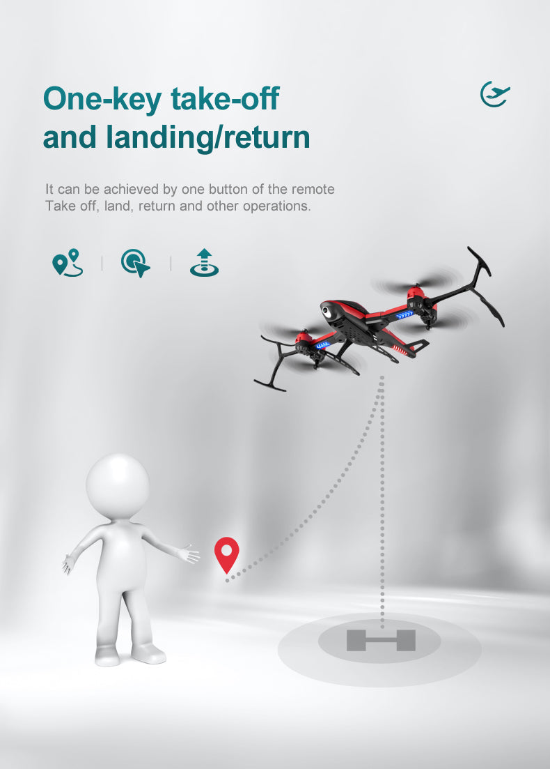 4K Remote Control Helicopter Mini Drone w/Camera (2 Colors) 8 Variants