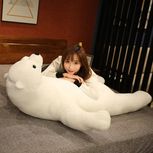 XL Teddy Bear Hug Pillow Plush 3D Stuffed Animal (3 Colors) 4 Sizes