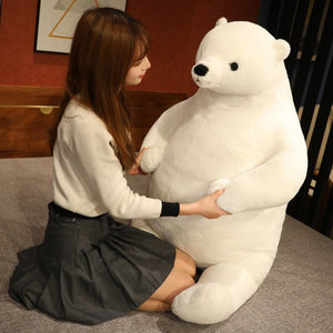 XL Teddy Bear Hug Pillow Plush 3D Stuffed Animal (3 Colors) 4 Sizes