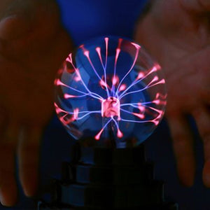 Glass Plasma Touch Lamp Night Light (USB Powered)