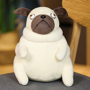 Pug Puppy Dog Pillow Plush Stuffed Animal (2 Sizes)