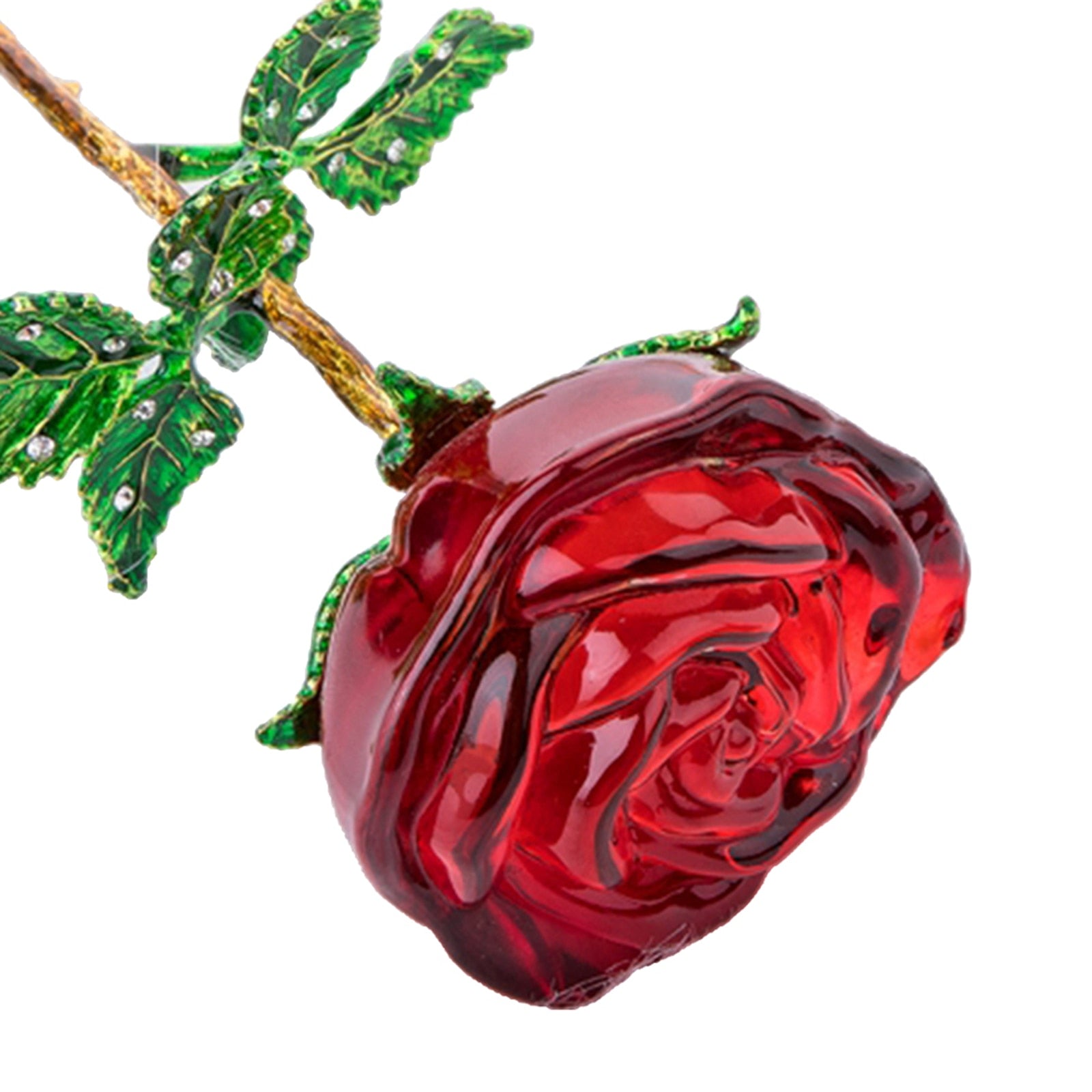 Crystal Glass Enchanted Rose (3 Colors)