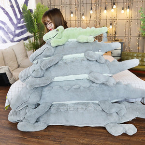 Big Size Crocodile Pillow Plush Alligator Stuffed Animal Toy Kids Gift Best Gift Shoppers