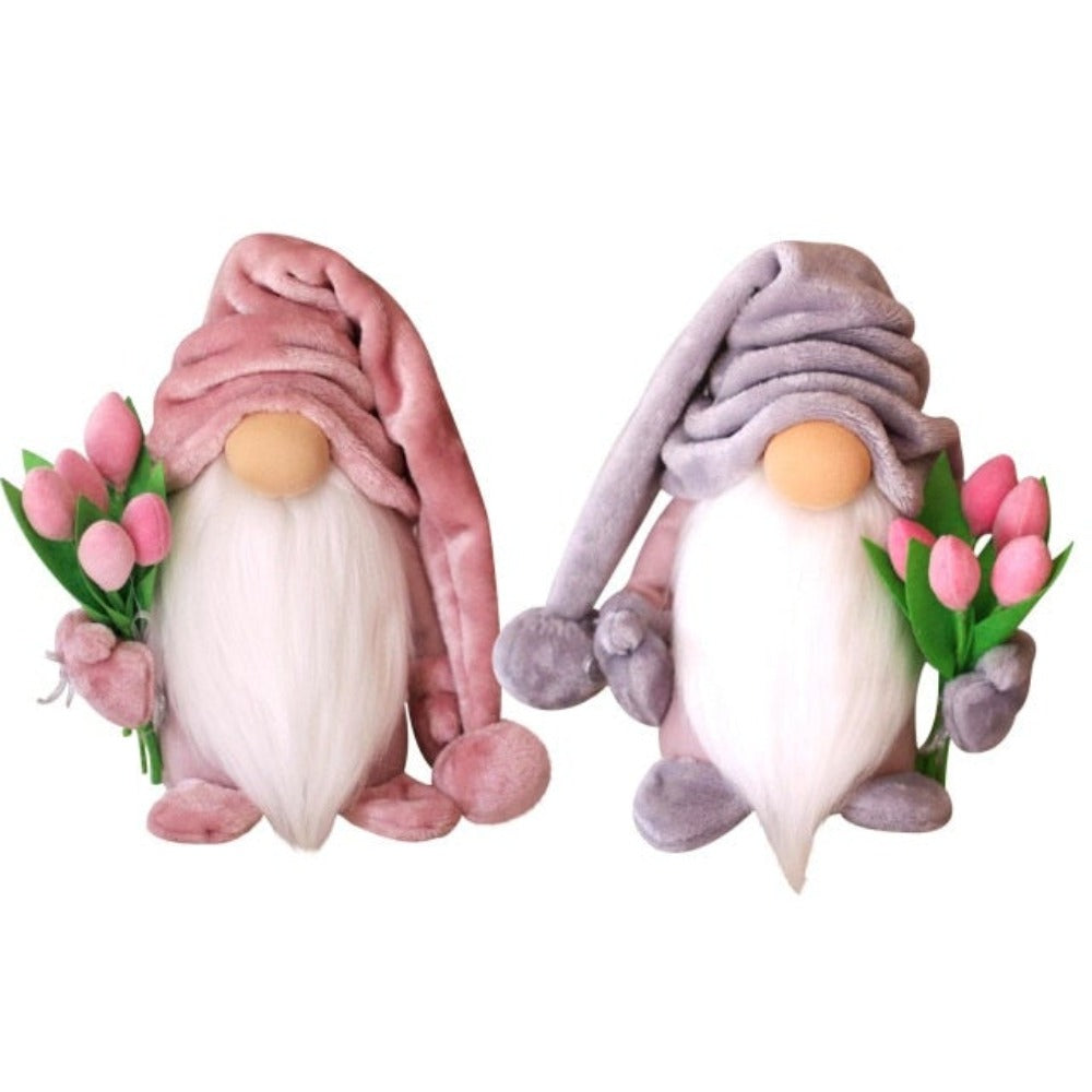 Cute Magical Valentine Gnome Stuffed Animal Plush (4 Colors) 2 Styles