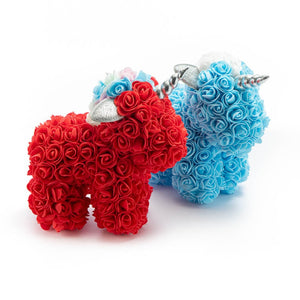 Mini Unicorn Rose Bear 23cm (11 Colors)