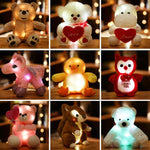 Glow Bear Panda Doll Shiba LED Light Up Plush Stuffed Animal (16 Styles) 25CM-30CM