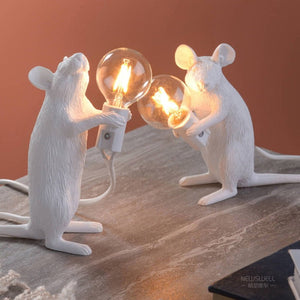 Nordic Curious Mouse Lamp (12 Styles) 3 Colors