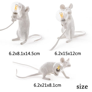 Nordic Curious Mouse Lamp (12 Styles) 3 Colors