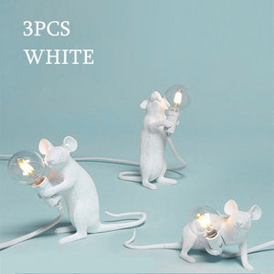 Nordic Curious Mouse Lamp (12 Styles) 3 Colors