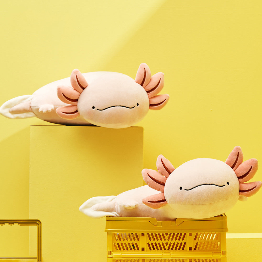 Axolotl Pillow Plush Stuffed Animal (28cms)