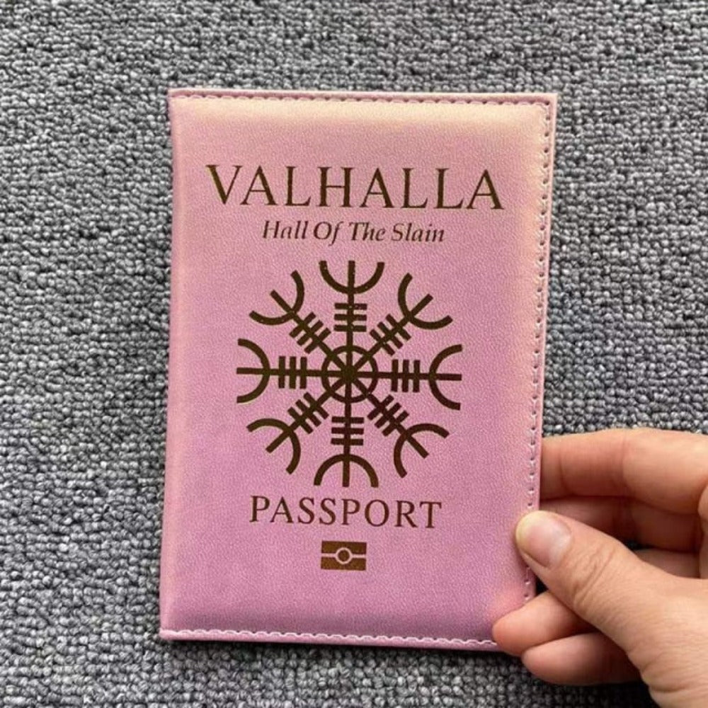 Viking Valhalla Passport Cover Protector Color Pink product-image-1946602970 Best Gift Shoppers