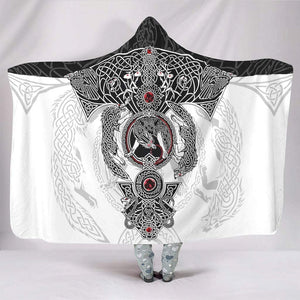 Viking Hooded Throw Blanket (10 Designs) 3 Sizes